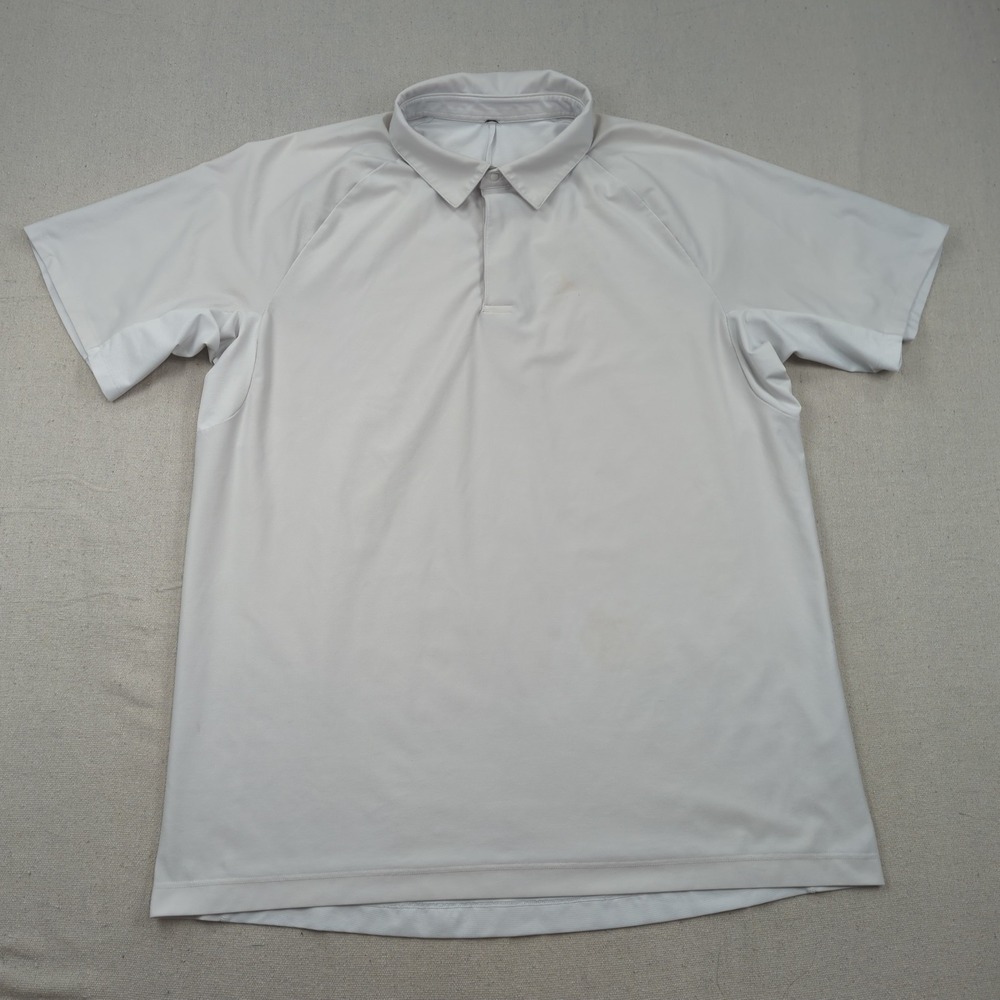 LuluLemon Shirt Mens Large Gray Performance Casual Office